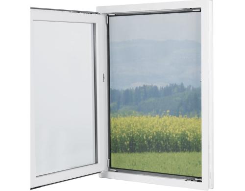EASYmaxx Fenster-Moskitonetz Magic Click / 150x130cm