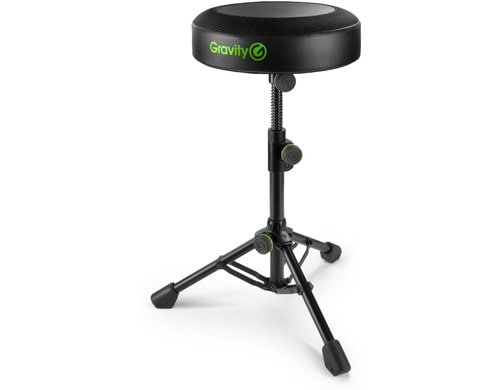 Gravity GFDSEAT1 Musikerhocker Rund klappbar, höhenverstellbar