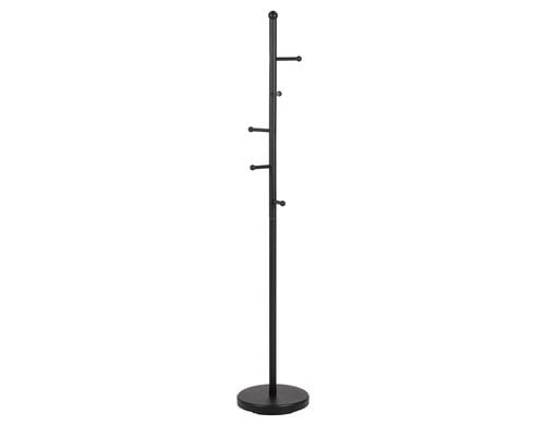 AC Design Kleiderständer Aspen Schwarz, 32.3x32.3x170 cm