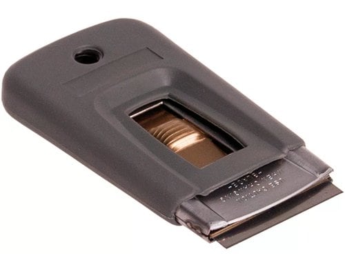 Edi Baur Sicherheitsschaber gummiert inklusive Klinge 4 cm