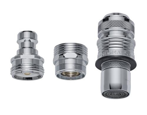 mateu Waschmaschinen Set Messing verchromt