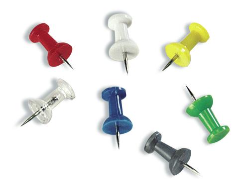 Bi-Office Memoboard Reissnägel 200 Stk. bunt