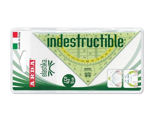 ARDA Geodreieck 16cm Elastika 45° hellgrün