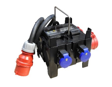 Spälti Kunstst. Mobilverteiler Modell IMST IP44, 197x197x200, 2m Kabel 8TE