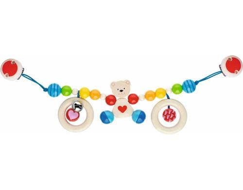 GOKI Kinderwagenkette Herzbär L= 40 cm