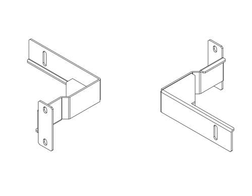 APC Easy BRKT Montagewinkel 7BTM05 schwarz, 4-5FT INSIDE, 1 Paar