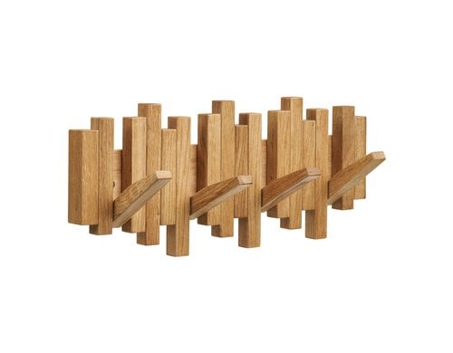 House Nordic Garderobenleiste Caltra, Eiche 40x3x18 cm (LxBxH)