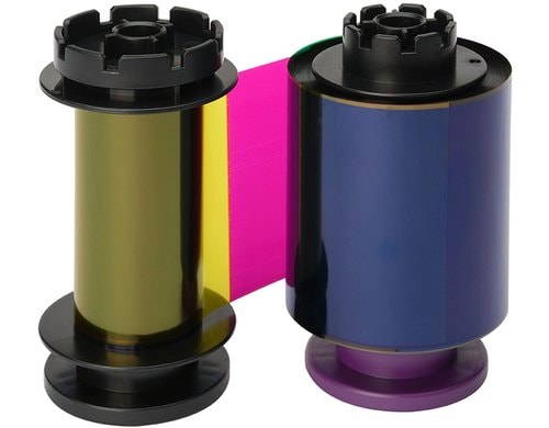 Evolis Avansia YMCFK mit UV, 400 Kartens. Farbband mt UV