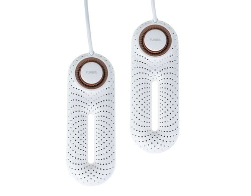 FURBER Schuhtrockner Weiss 37W, Timer 3/6/9H, 18x6.6x3.5cm
