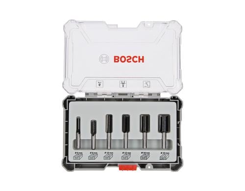 Bosch Professional 6-tlg. Nutfräser-Set 8-mm-Schaft