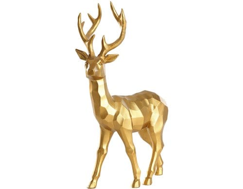 Eglo Aufsteller Hirsch Ransiki 44 cm Polyresin, L 300, B 120, H 440, Gold