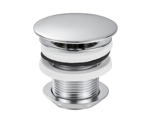 Diaqua Schaftventil Messing, ohne Überlauf verchromt, 1 1/4, Ø 72 MM, H: 60 MM