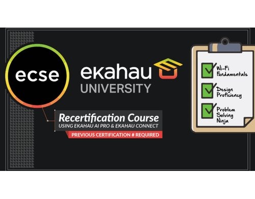 Ekahau ECSE Recertification Retake Prüfungswiederholung ECSE Rezertifizerung