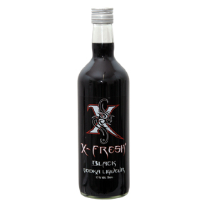 X-Fresh Vodka Black 0.7 Ltr. 17 Vol. / Verkauf nur ab 18 Jahren / Kein Export