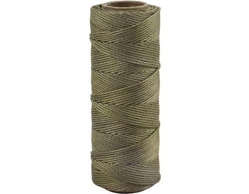 Creativ Company Bambuskordel 1 mm Olivbraun, L 65m, D 1mm, 1 Rolle