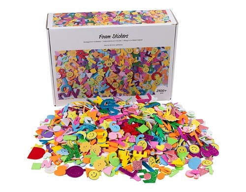 Creativ Company Moosgummi Stanzteile diverse Motive, 2640 Stück