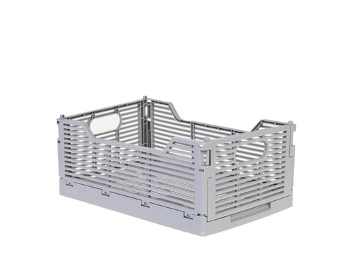 COCON, Klappbox 30.5 x 20.5 x 12.5 cm, Grau hellgrau, 30,5x20,5x12,5 cm, PP