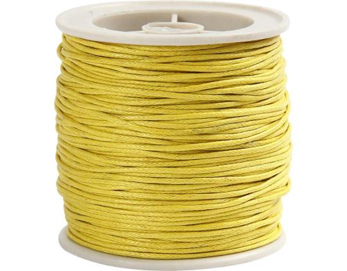 Creativ Company Baumwollband Stärke: 1 mm, gelb, Länge: 40 m
