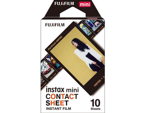 Fujifilm Instax Mini 10 Blatt Contact zu Instax Mini