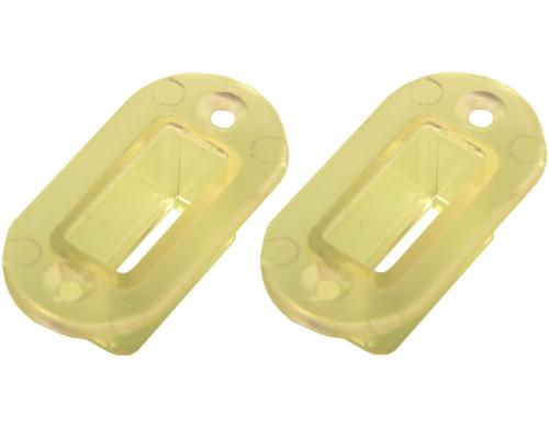 Einbaurahmen für MPX-Hochstromstecker 2 Stück, transparent