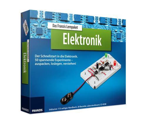 Franzis Lernpaket Elektronik 28 Bauteile, Laborsteckboard