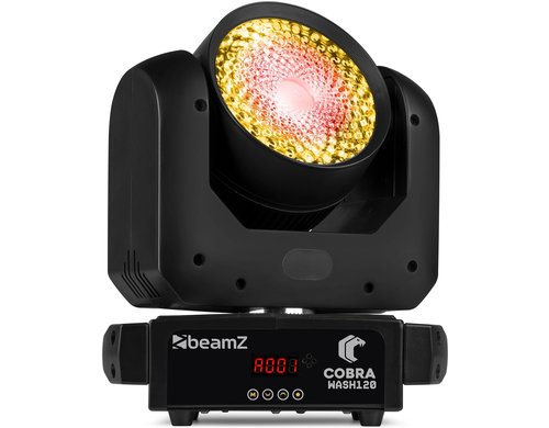 BeamZ Cobra Wash120 Moving Head Wash, LED, 120W, RGBW, Aura