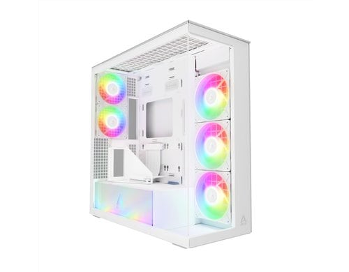 Arctic Cooling, PC-Gehäuse Xtender VG White Weiss, inkl. GPU-Halterung