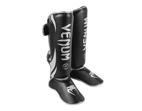 Venum Challenger Standup Shin Guards Gr.XL,Black/Silver