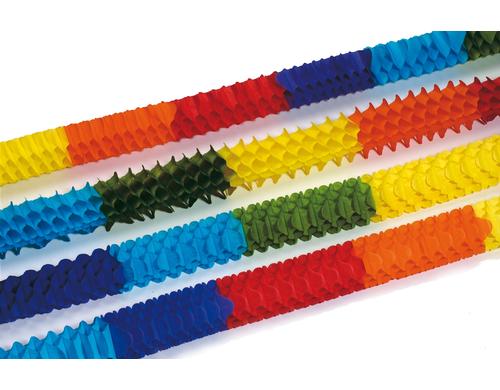 Papstar Girlande Boa Mini 4er Set Papier, Länge: 2m D: