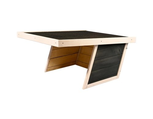 Mährobotergarage Suburb I Flachdach aus Holz, Anthrazit