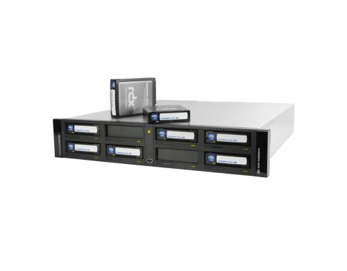 Tandberg RDX QuikStation8: 2U 8-Bay 2x10Gb 2x 10Gb