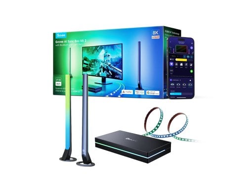 Govee HDMI AI Sync Box  Kit 27-34 inkl. LED Strip HDMI 2.1,8K 240 Hz 4K 120Hz