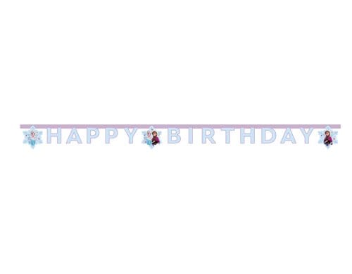 Fiesta Girlande BDay Frozen 1 Stk, Papier FSC