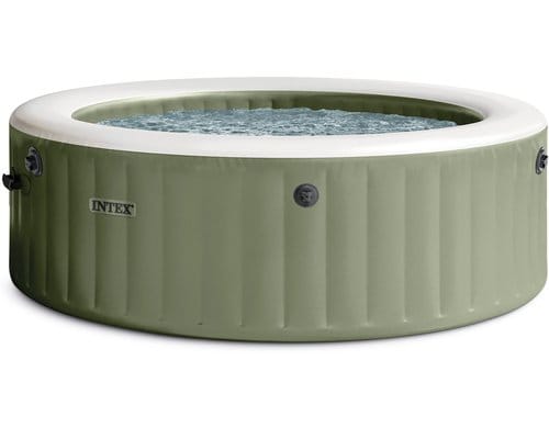6-PERSON OLIVE GREEN ROUND BUBBLE SPA SET