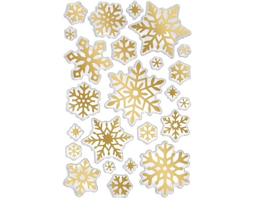 B+C Sticker Golden Crystals 19x10.4cm