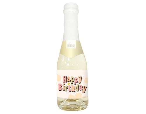 Grafik Werkstatt Hugo-Flasche 0.2l Happy Birthday