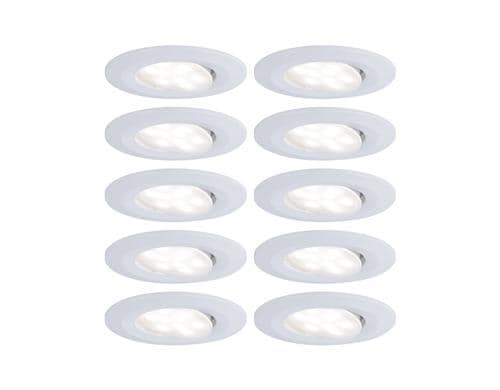 Paulmann EBL Set Calla BBC weiss matt schwenkbar LED 10x598lm 4000K 5,2W 230V