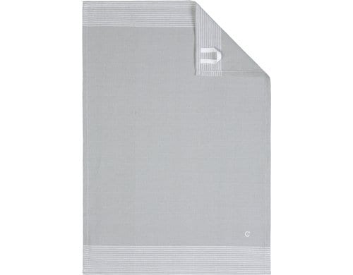 Cawö Geschirrtuch Two Tone 50x70cm, Platin