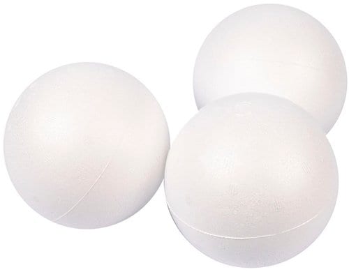 Creativ Company Styropor-Kugeln 10 cm, Weiss 25 Stk