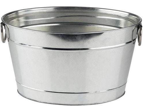 APS Getränkewanne TIN 18 Liter, Silber