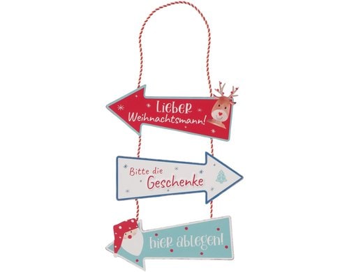 Boltze Schild Fynn Metall, 68cm