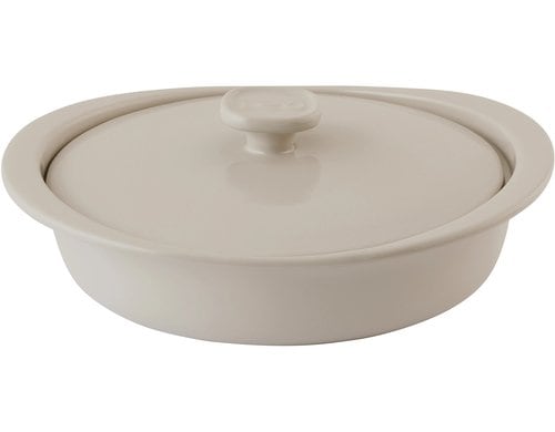 BergHOFF Auflauform Leo Balance rund MM 2.4L, Steingut, mit Deckel