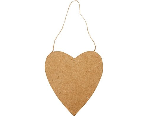 Creativ Company Aufhänger Herz Karton, 12.5 cm