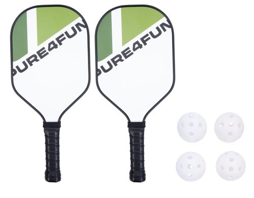 FTM Pickleball Set 4 Bälle, 2 Schläger