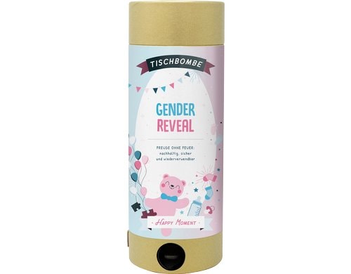 Artoz Tischbombe ohne Anzünden Gender Reveal Boy