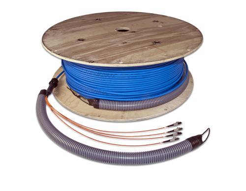 Lightwin konfektioniertes LWL Kabel 8x E2/A Singlemode, E2000/APC-E2000/APC, 50m