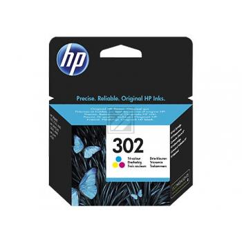 HP Tinte Nr. 302 - Dreifarbig CMY (F6U65AE) ml, Seitenkapazität ~  Seiten