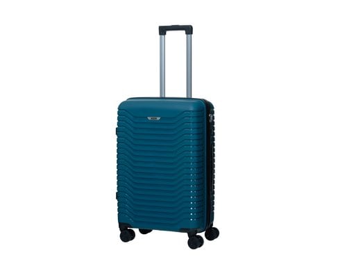 KOOR, Reisekoffer Manila 63 L, Petrol 60x40x26 cm, PP, TSA Lock, petrol