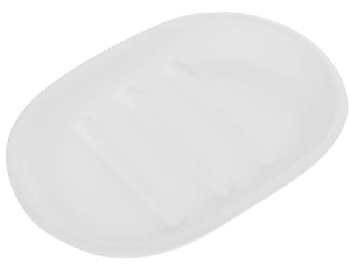 COCON Seifenschale weiss Keramik, 12x8x2cm