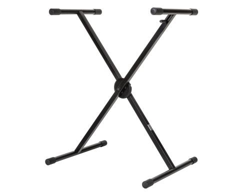 Bemero KS-8010BK Keyboardständer X-Stand, einfach verstrebt, Höhe: 680-980mm